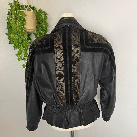 Vintage Euro Top Mond of California Leather Jacket - Picture 4 of 6